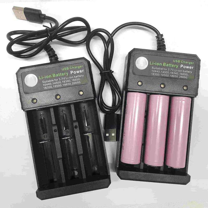 charger ho an'ny bateria lithium ion 3.7 volt
