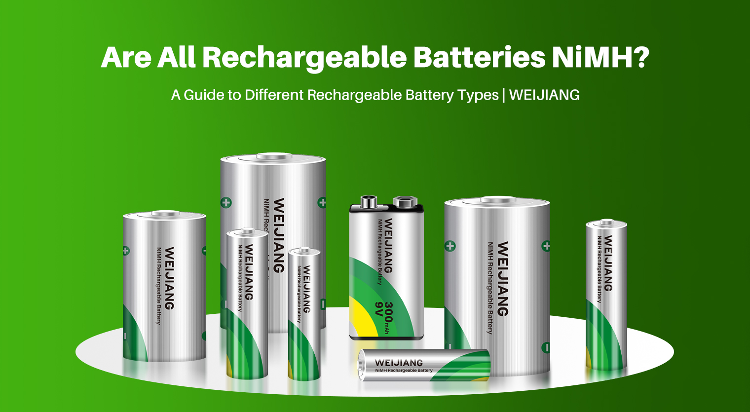 Er alle oppladbare batterier NiMH En guide til forskjellige oppladbare batterityper