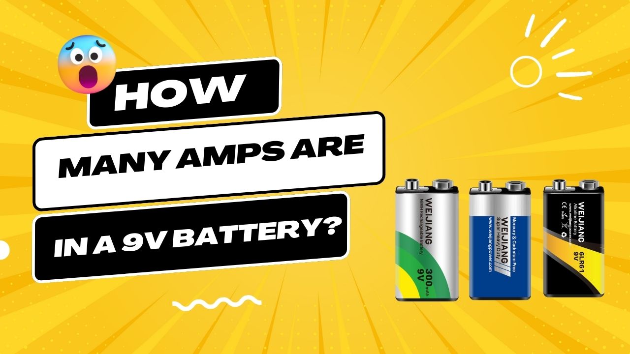 Hur många ampere finns i ett 9V-batteri