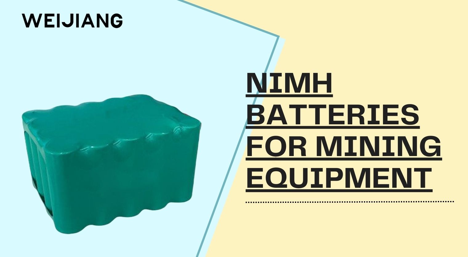 NiMH Batteries for Mining Equipment